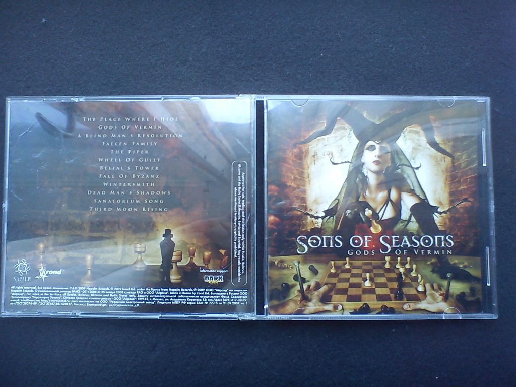 Sons Of Seasons - Gods of Vermin - фото фото фото 0