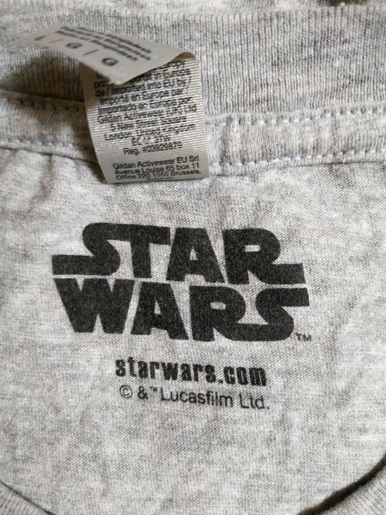 Футболка стрейчева чоловіча сіра STAR WARS p-p L - фото фото фото 5