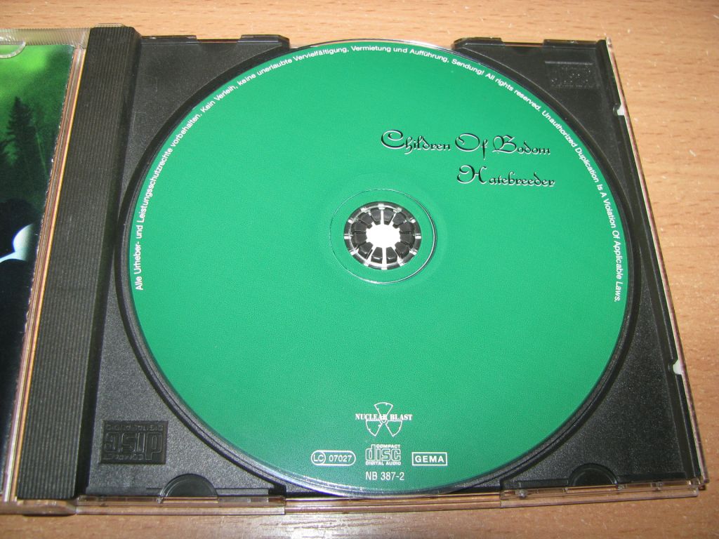 CHILDREN OF BODOM - Hatebreeder  (1999 Nuclear Blast 1st press) - фото фото фото 2