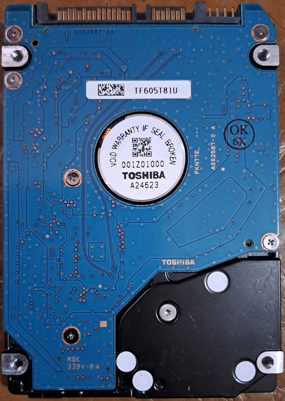 жорсткий диск  ноутбука  Toshiba MK2556GSYF  робочий - опис - фото фото фото 1