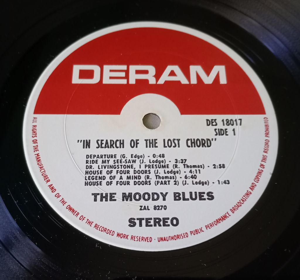 THE MOODY BLUES In Search Of The Lost Chord LP VG+/VG- - фото фото фото 3