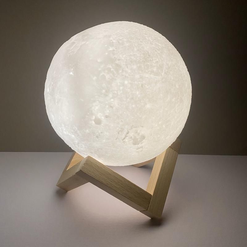 Ночник 3d аккумуляторный месяц ideen welt magic moon lamp - фото фото фото 0