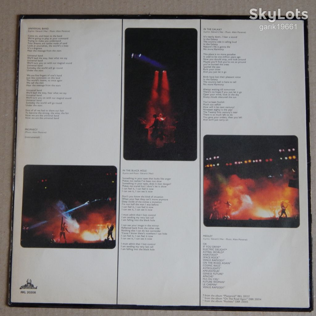 Rockets – Galaxy  (Rockland Records – RKL 20208, Italy) insert EX/EX - фото фото фото 2