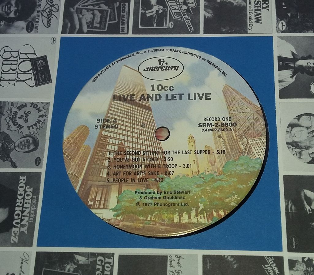 10CC Live And Let Live 2LP  Disc:EX-/EX; Cover:VG+ - фото фото фото 3