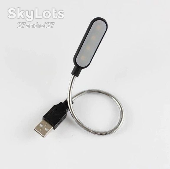 Лампа USB портативна на гнучкій ніжці, підсвічування для робочого столу, клавіатури - фото фото фото 0