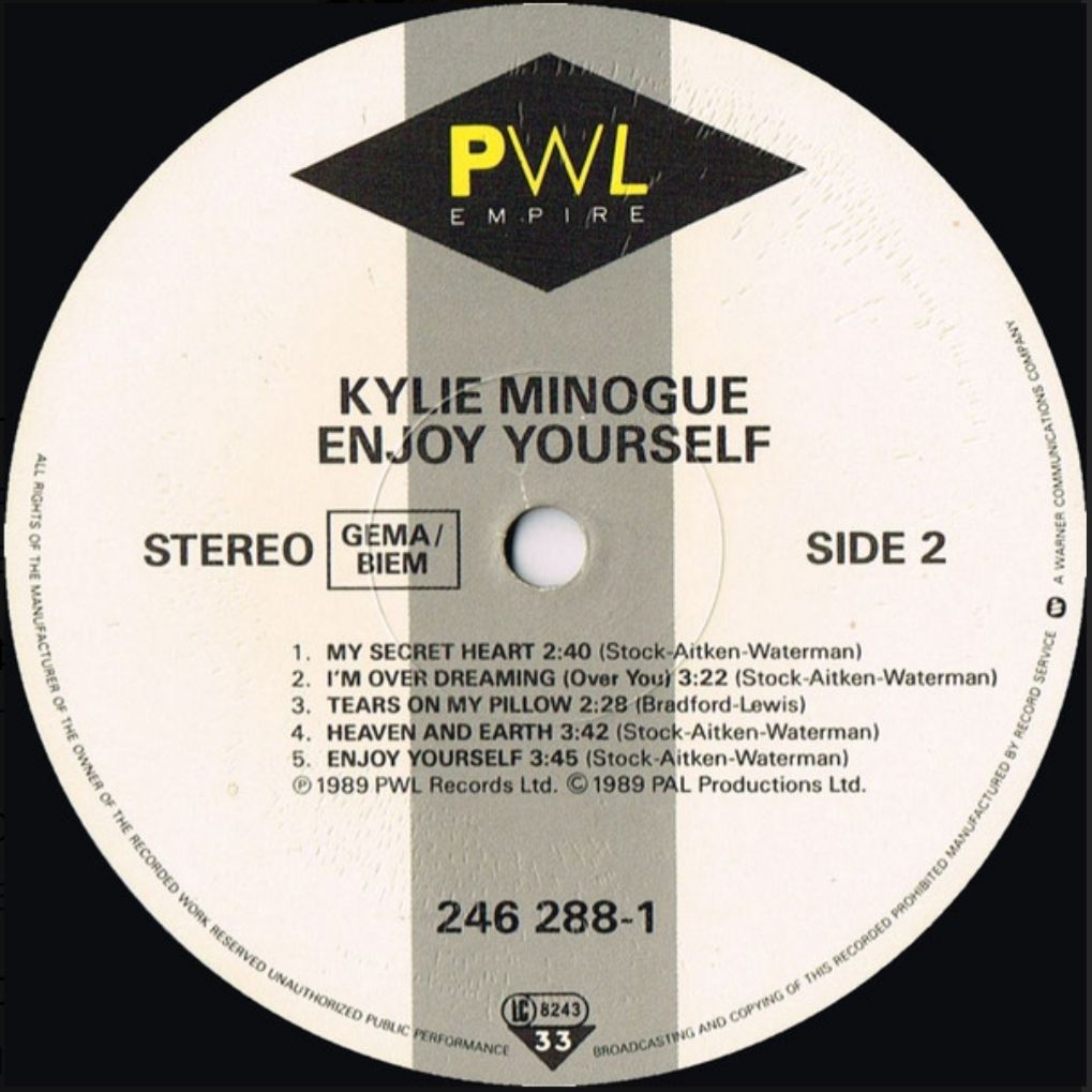 Kylie Minogue - Enjoy Yourself - 1989.   (LP). 12. Vinyl. Пластинка. Germany - фото фото фото 5