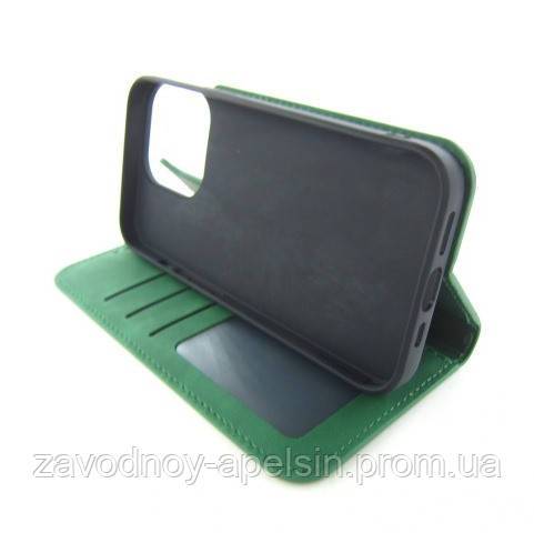 Чехол книжка iPhone 13 Pro Premium Case (зеленый) - фото фото фото 3