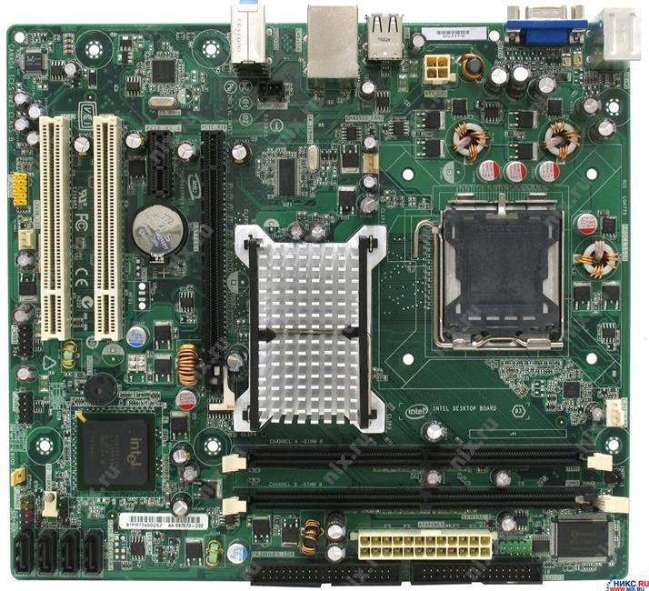 Мат.плата S 775. 4 і 2 ядраPCI Express x16 Intel DG31PR DDR2 - фото фото фото 1