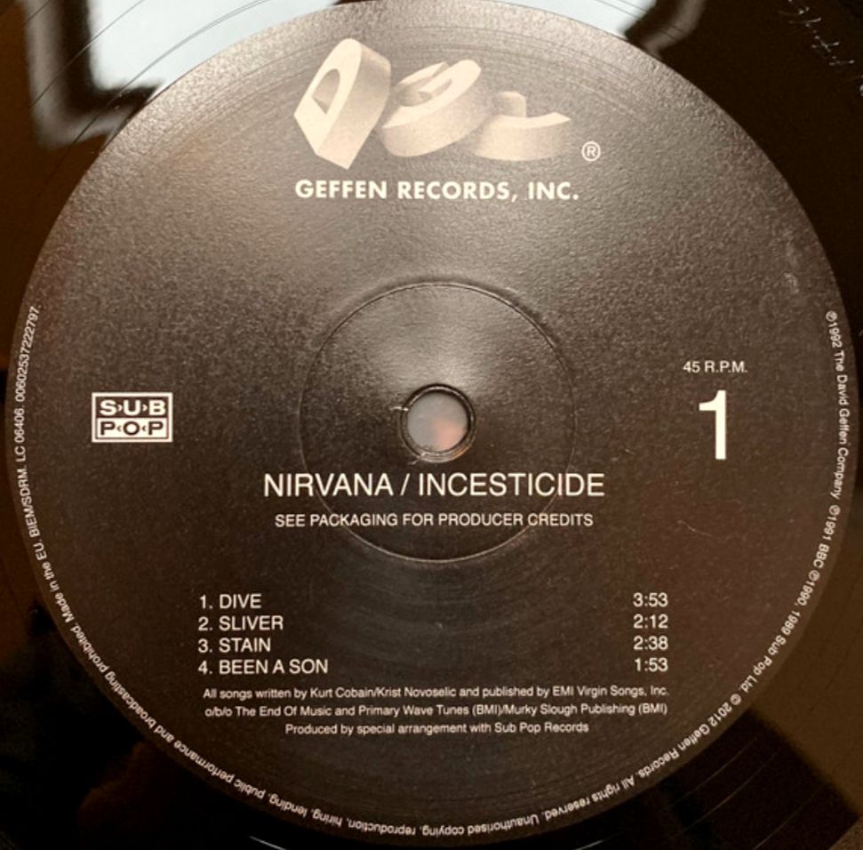 Nirvana - Incesticide  (25th Anniversary) - 1992.  (2LP). 12. Vinyl. Пластинки. Europe. S/S - фото фото фото 6