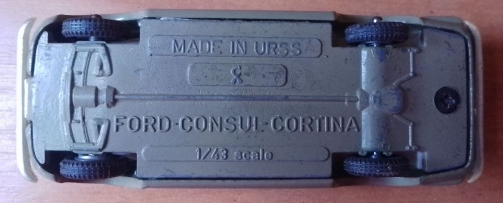 FORD CONSUL CORTINA ФОРД КОНСУЛ КОРТИНА 1/43 ЛЕНИНГРАД СССР - фото фото фото 7