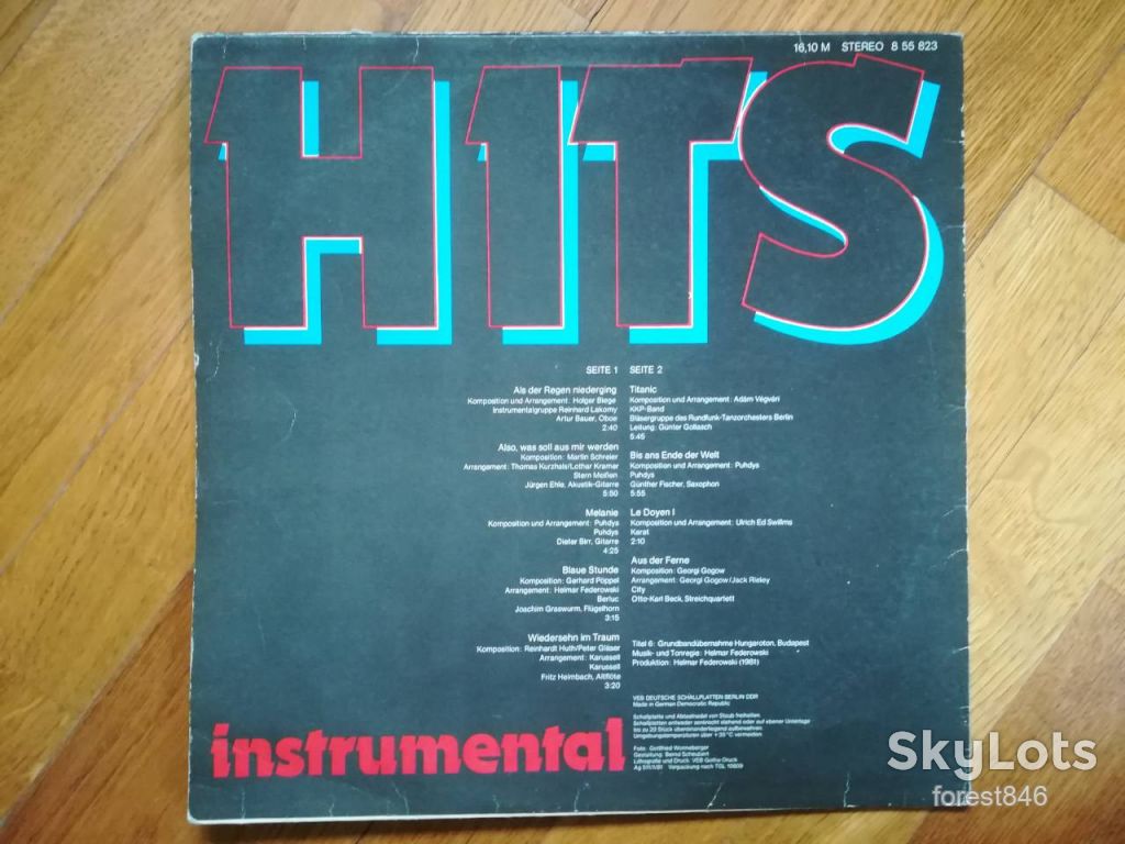 Hits instrumental  (3)-Ex., ГДР - фото фото фото 1