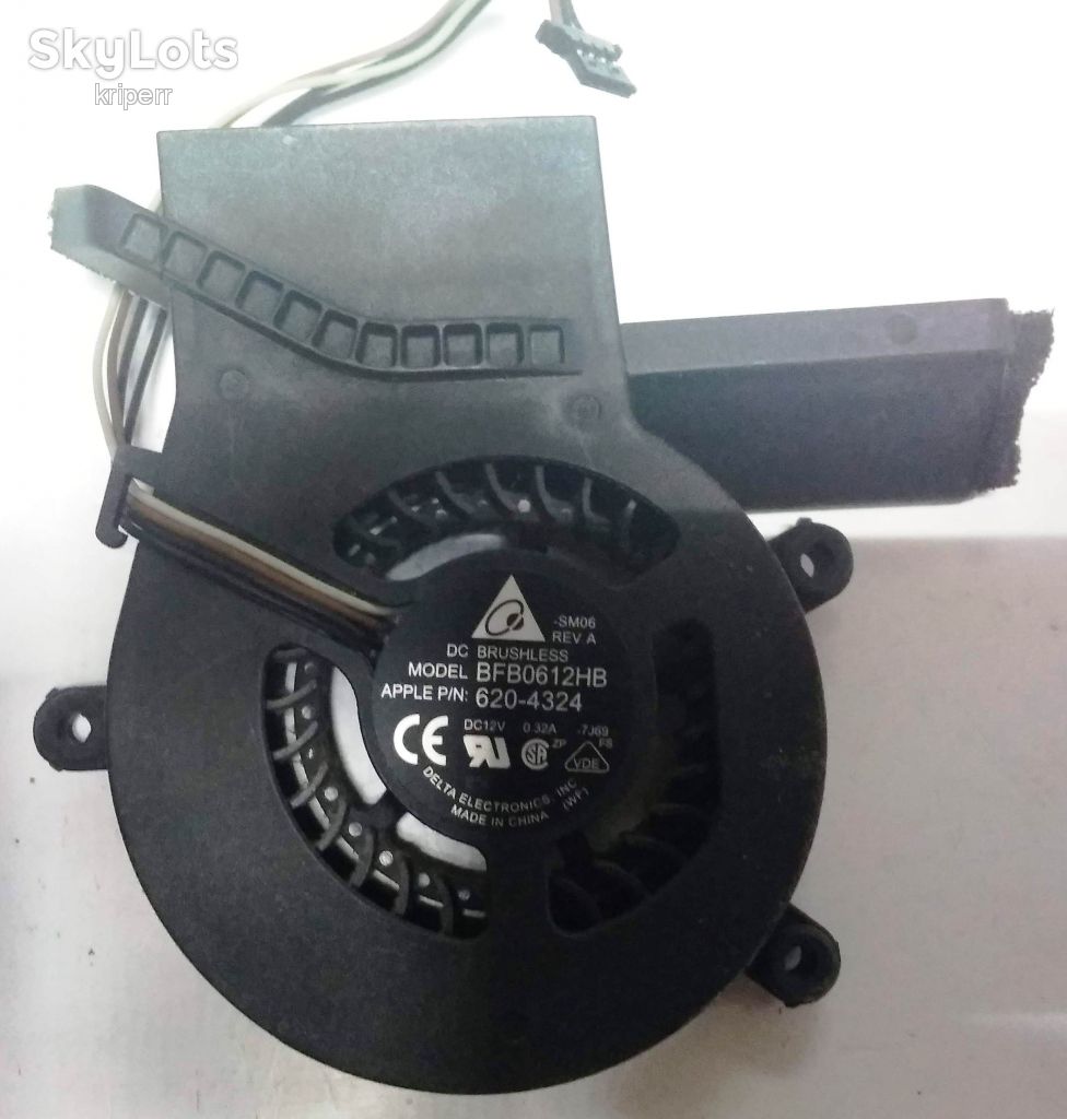 Вентилятор для  Apple iMac 20" A1224 Hard Drive Fan 620-4324 Bfb0612hb - фото фото фото 1