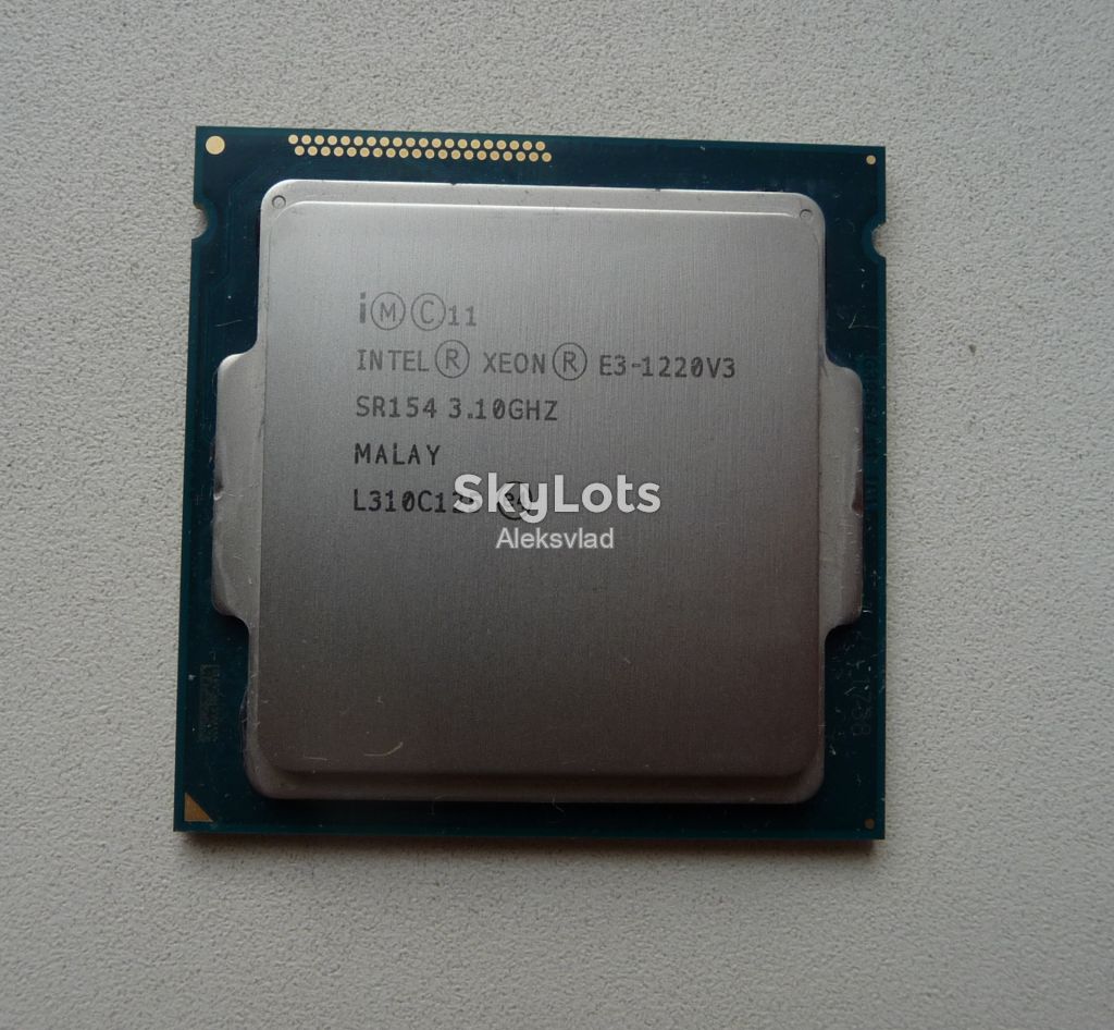 Intel Xeon E3-1220 v3    8МБ, 3,10-3,5 ГГц  Socket 1150    аналог I5 4440 - фото фото фото 2