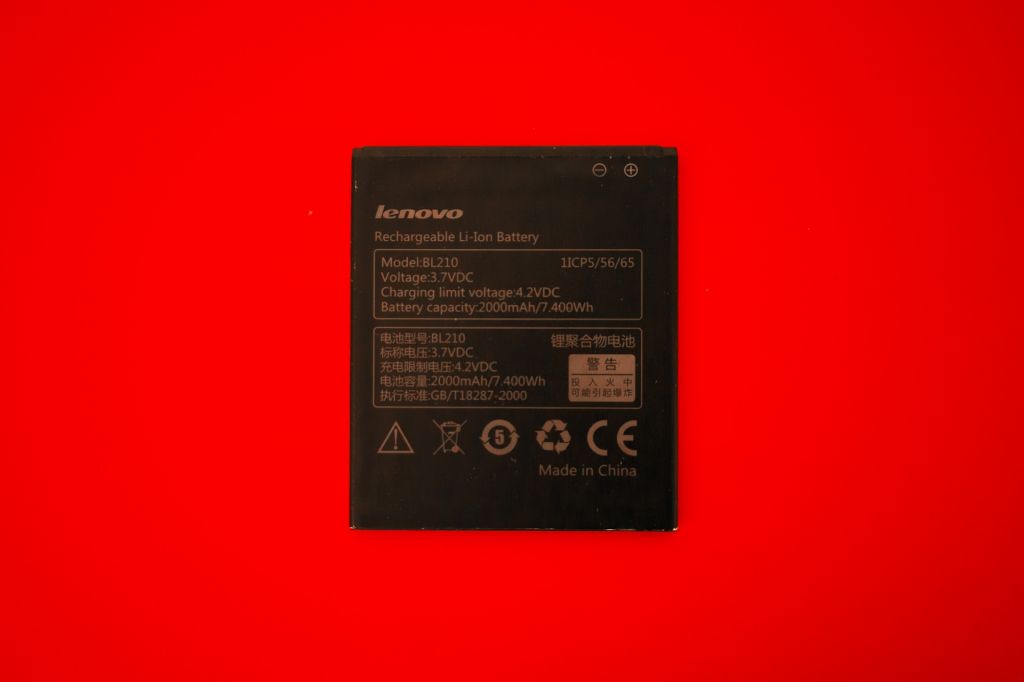 Аккумулятор Оригинал акб Lenovo bl210 S820   (2000 мАч) - фото фото фото 1