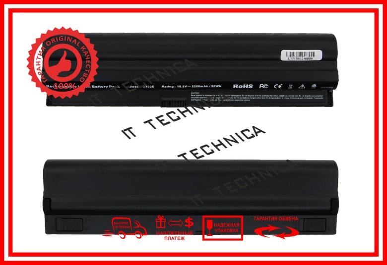 Батарея LENOVO ThinkPad X100e X120e Edge 11 E10 10.8V 5200mAh - фото фото фото 1