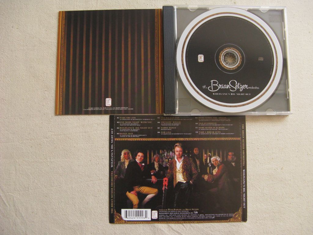 CD Джаз. Brian Setzer Orchestra. Wolfgang's Big Night Out. 2007. - фото фото фото 2