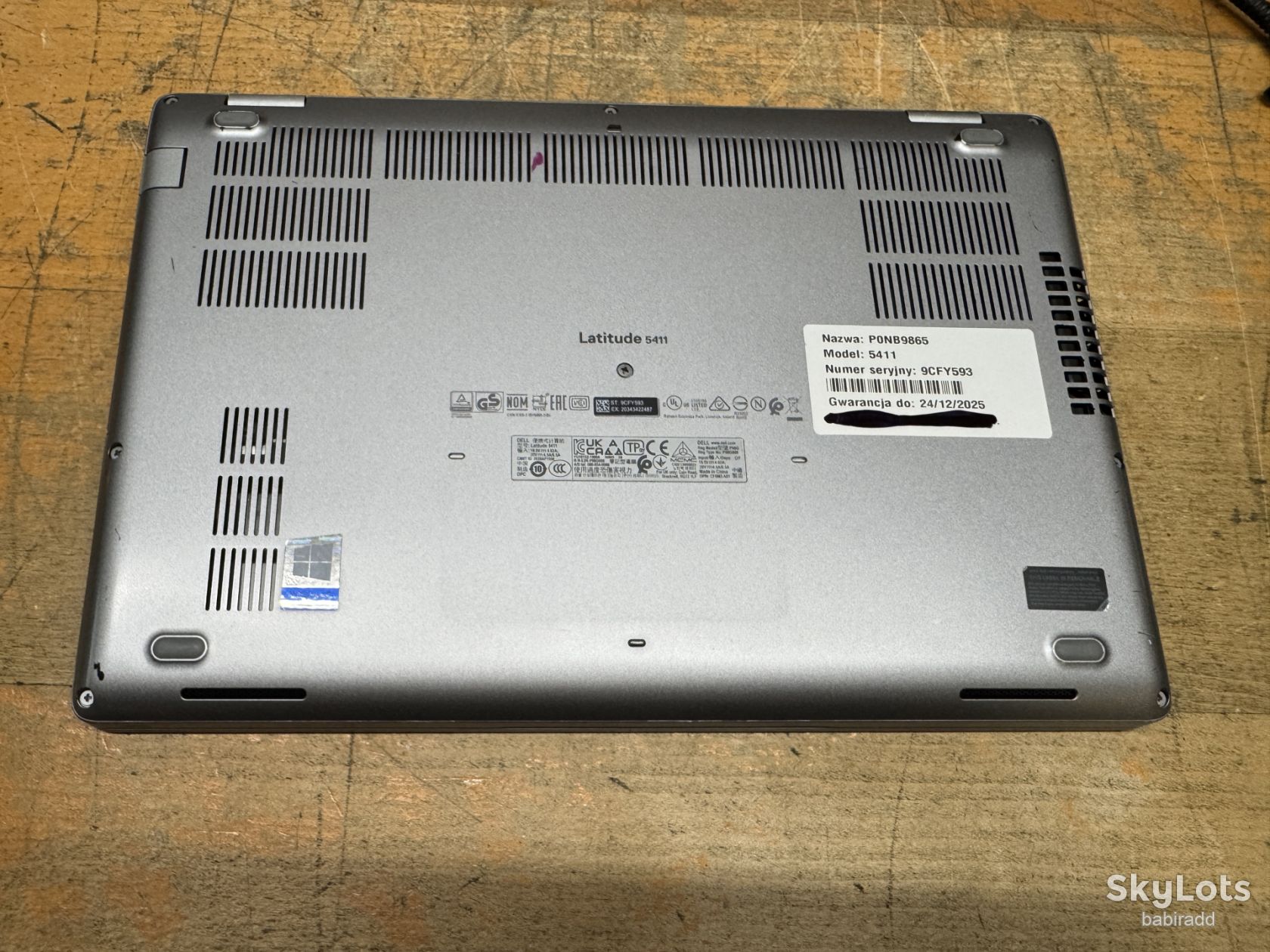 Ноутбук DELL 5411 I5-10400H/БЕЗ DDR4/БЕЗ SSD    (51) - фото фото фото 5