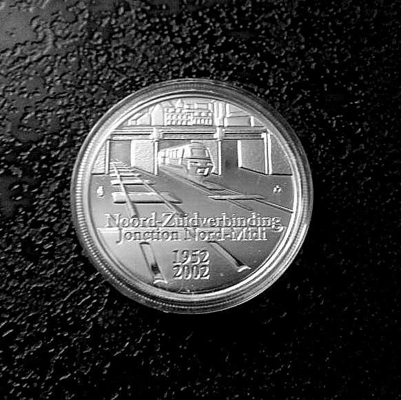 10 ЕВРО БЕЛЬГИЯ 2002 состояние UNC серебро 18,93/0.925 капсула РЕДКАЯ!!! - фото фото фото 4