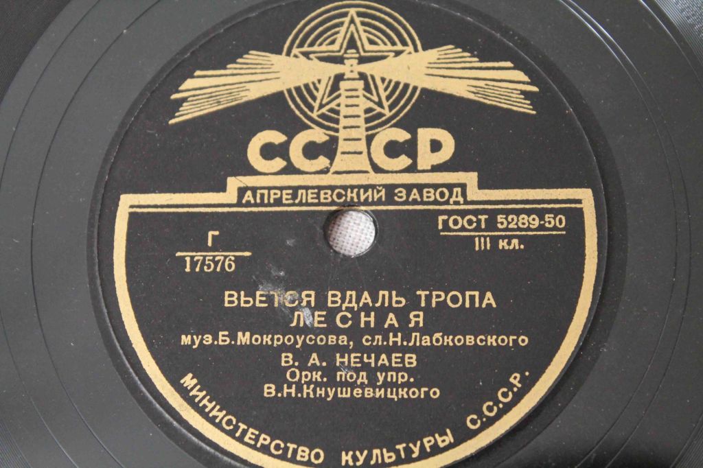 Пластинка- Дождик/ Вьется вдаль тропа лесная - фото фото фото 4
