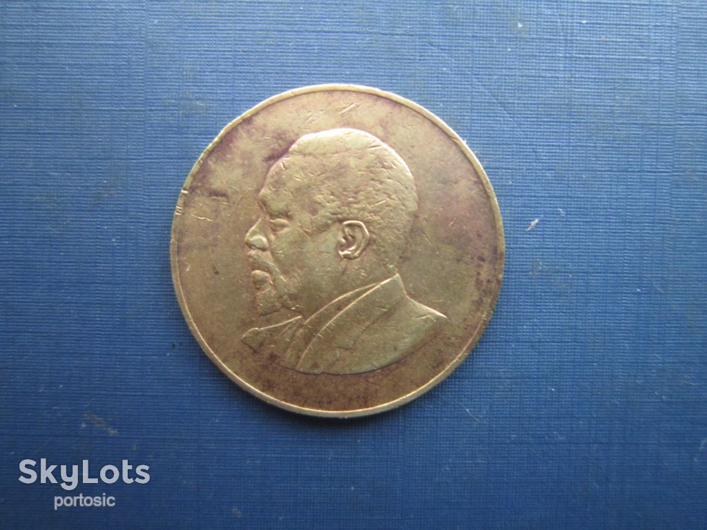 Монета 10 центів Кенія 1966 велика - фото фото фото 1