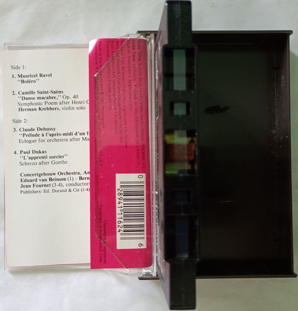RAVEL, Concertgebouw Orchestra, Fournet – Bolero. Cassette Netherlands - фото фото фото 2