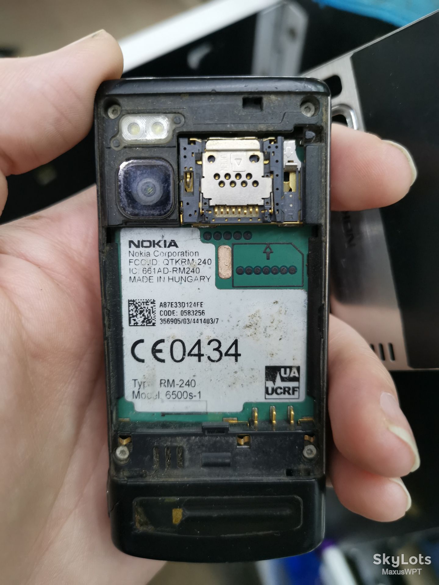 #820 Sklad Nokia 6500S Silver Original 6500s-1 - фото фото фото 2
