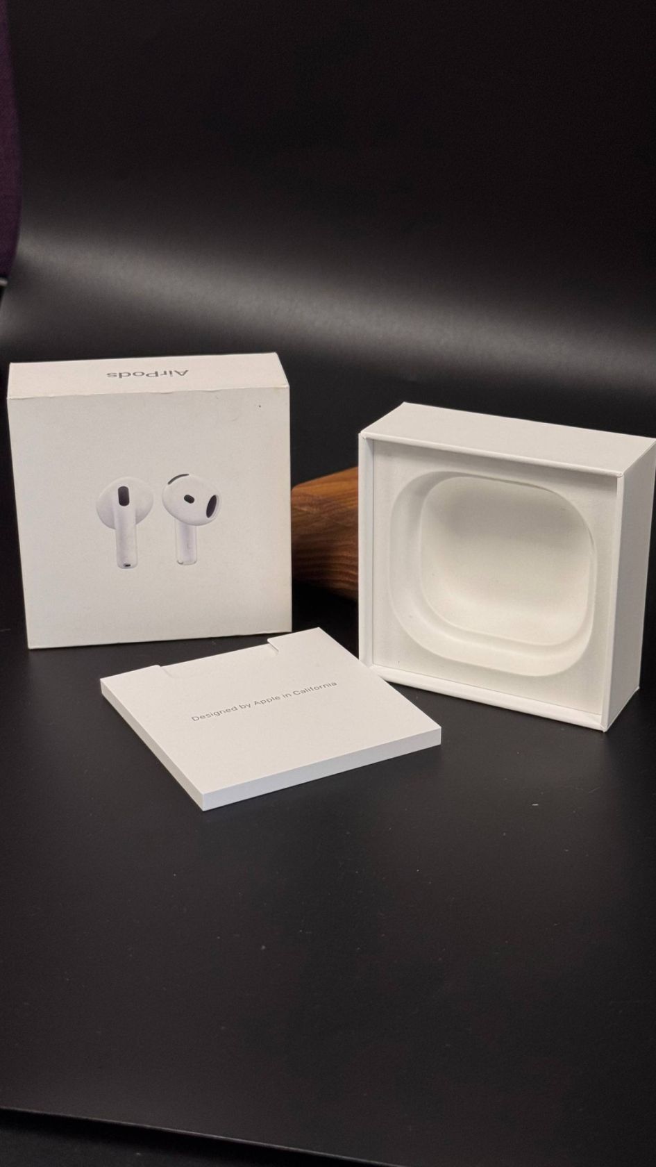 262 коробка AirPods 4  (оригинал) - фото фото фото 3