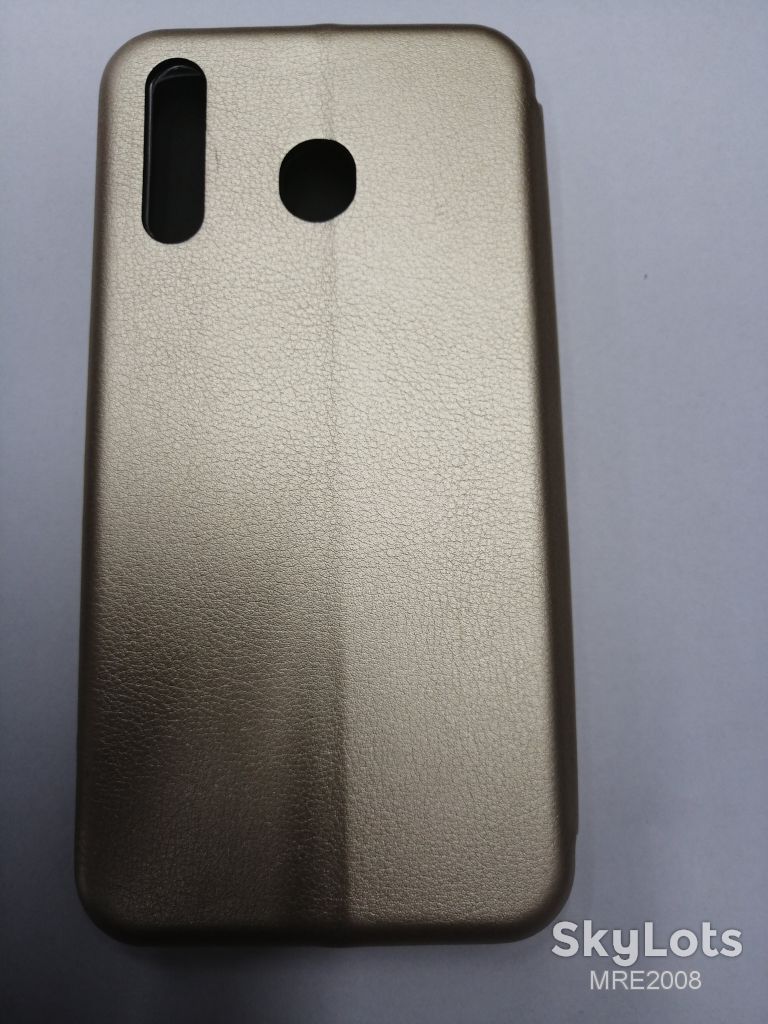Чехол-книжка Premium Leather для Samsung Galaxy M30 M305 gold - фото фото фото 2