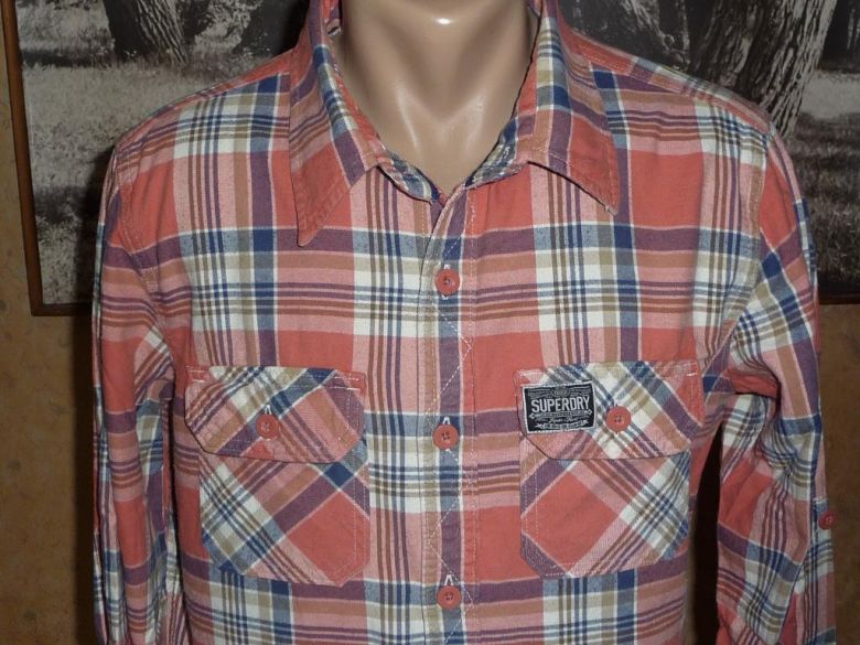 РУБАШКА SUPERDRY.р-L ОРИГИНАЛ-100cotton. - фото фото фото 3