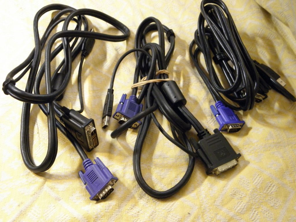 Кабель проектора Infocus M1-D M1-DA     (P&amp;D) на VGA и USB - фото фото фото 2