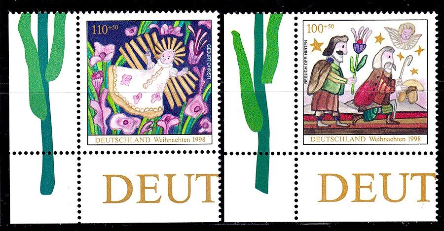 Германия  ФРГ  1998 г  MNH  - - фото фото фото 0