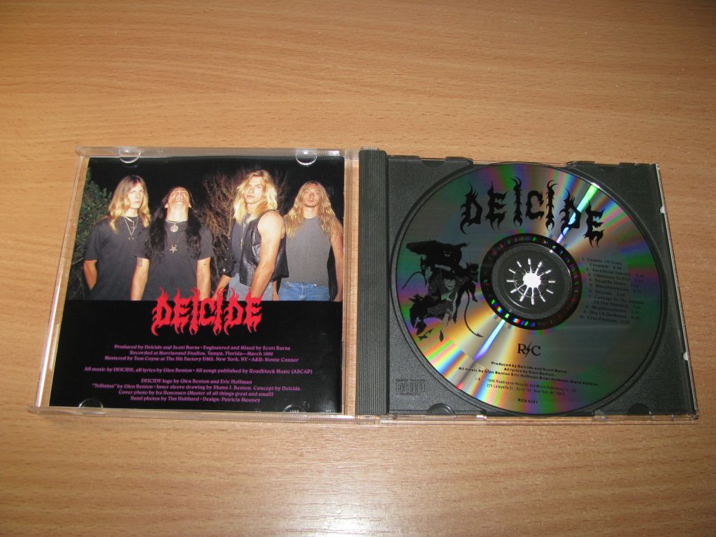 DEICIDE - Deicide S/T  (1990 Roadracer, SONOPRESS USA) - фото фото фото 1