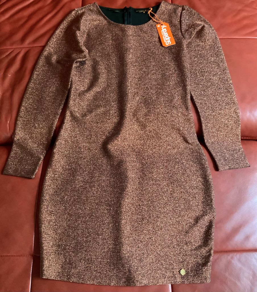 Платье блестящее стрейчевое Superdry, р.S/10/38 - фото фото фото 6