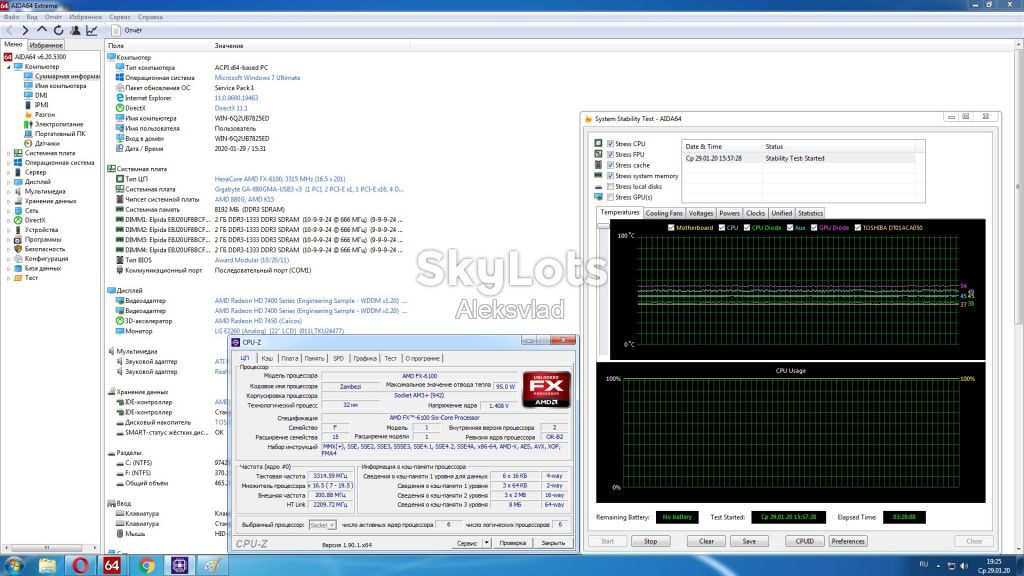 AMD FX-6100 3.3GHz/5200MHz/8MB Socket AM3+ 6 ядер 95вт - фото фото фото 1