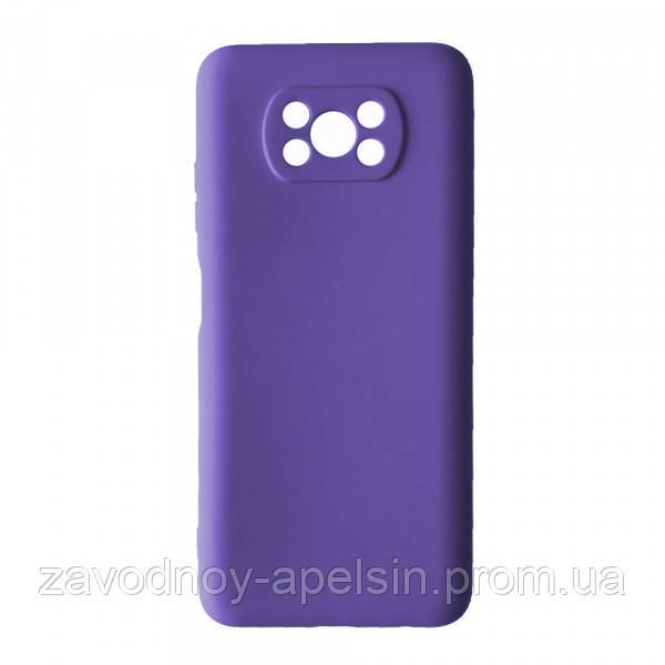 Xiaomi Poco X3 силиконовый чехол Colorful lilac - фото фото фото 0