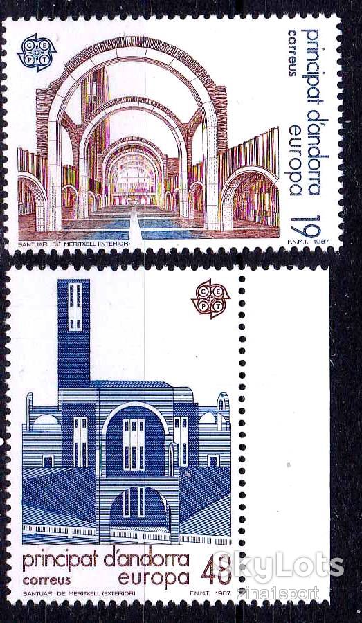 Андорра  1987 г - MNH - архитектура - фото фото фото 0