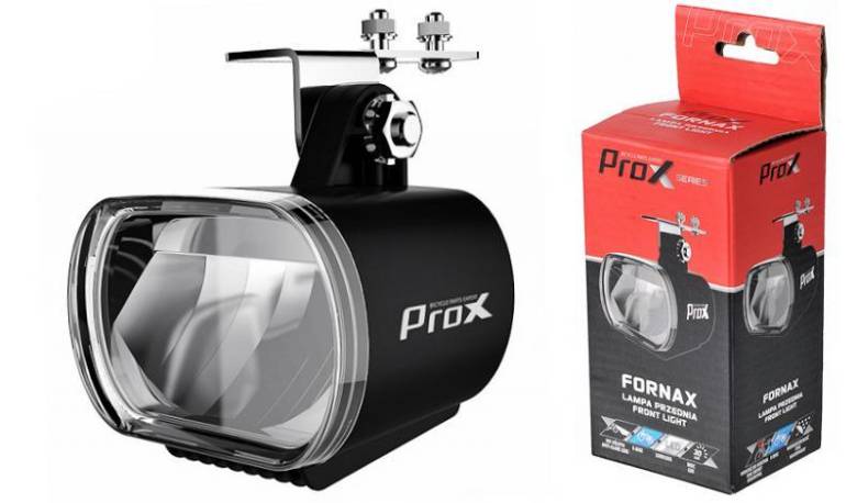 Фара передня ProX Fornax Led 30Lux, E-BIKE DC6-48V чорний (A-O-B-P-0409) - фото фото фото 1
