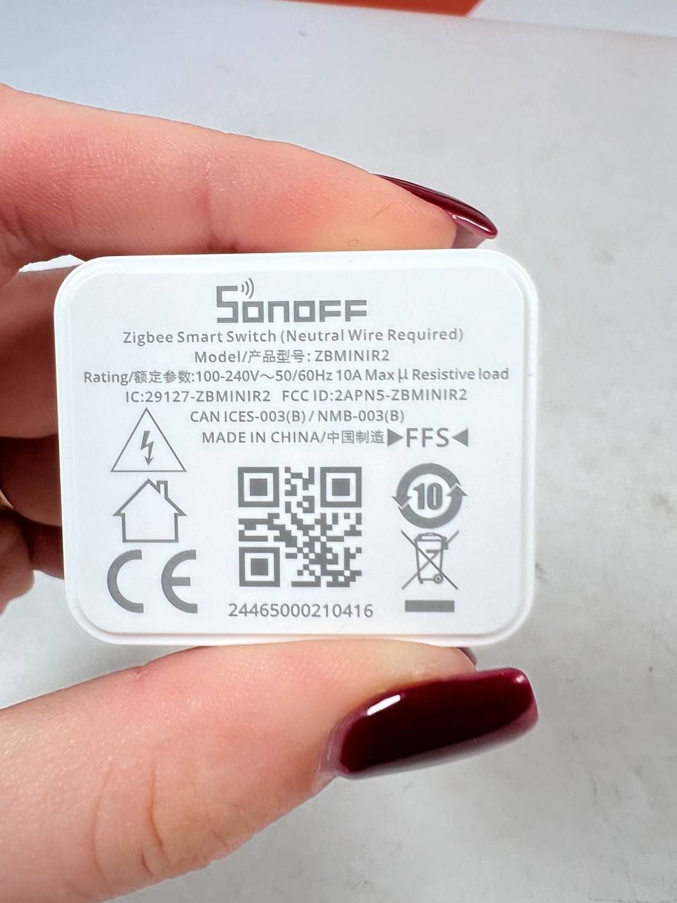 Лот № 15210 Розумний міні перемикач Sonoff ZigBee - фото фото фото 2