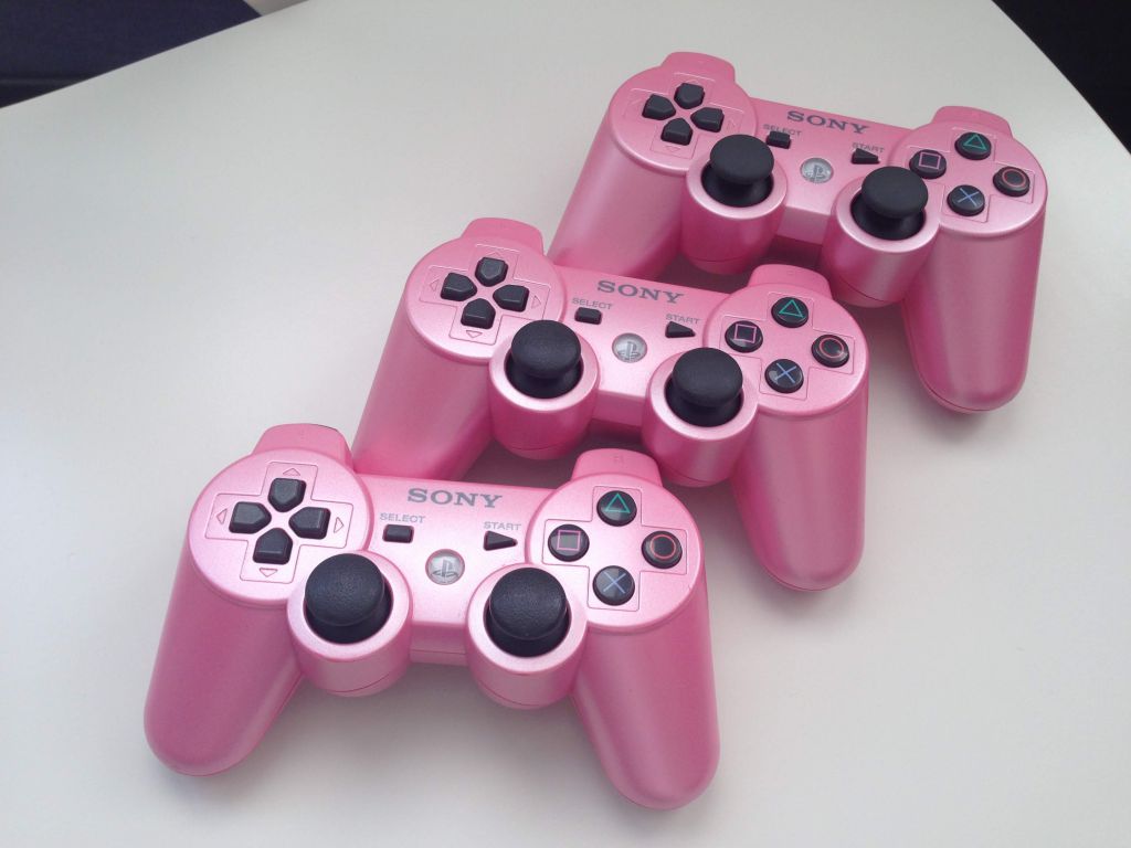 Sony PlayStation 3 DualShock Pink-Original - фото фото фото 7