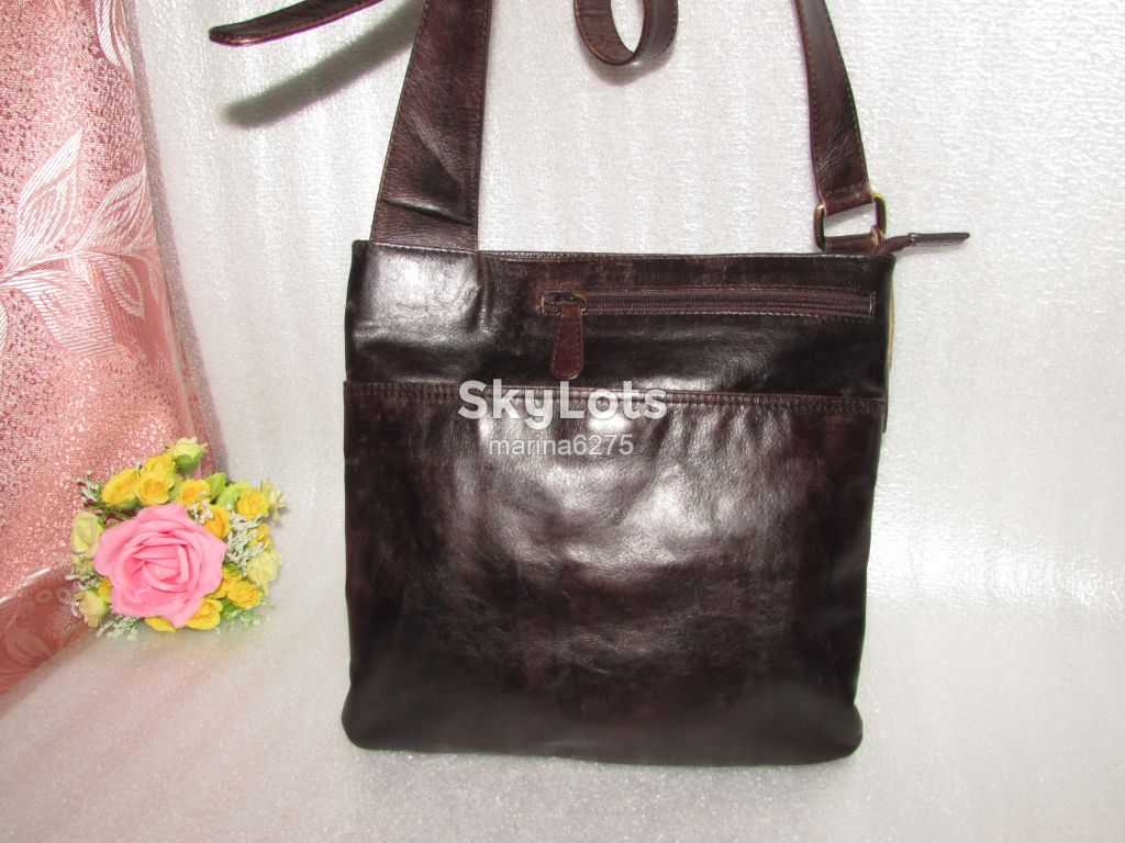 МУЖСКАЯ СУМКА 100% НАТУРАЛЬНАЯ КОЖА = GENUINE LEATHER = ИНДИЯ - фото фото фото 2