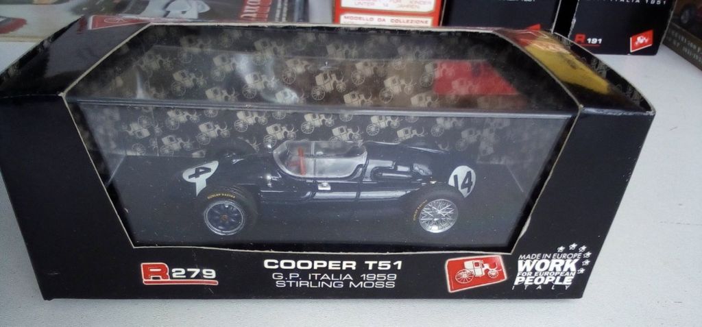 BRUMM COOPER T51 G.P ITALIA 1959 STIRLING MOSS  (NO 14) 1/43 - фото фото фото 0