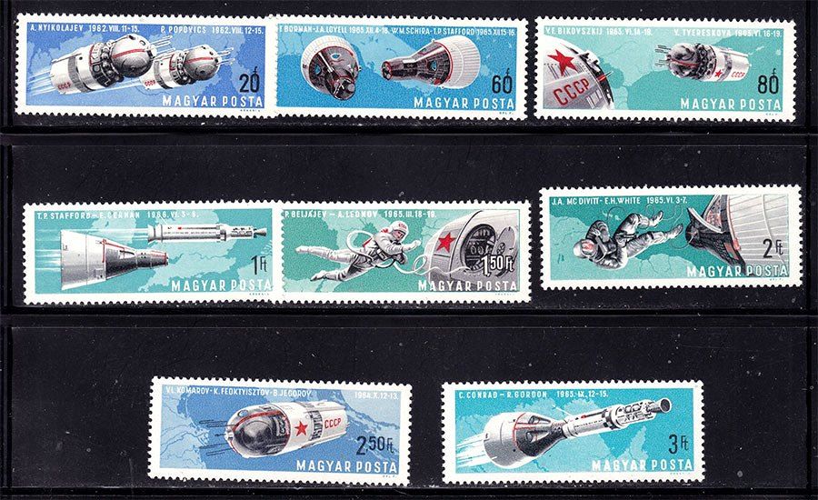 Космос . Венгрия 1966 г  MNH - - фото фото фото 0