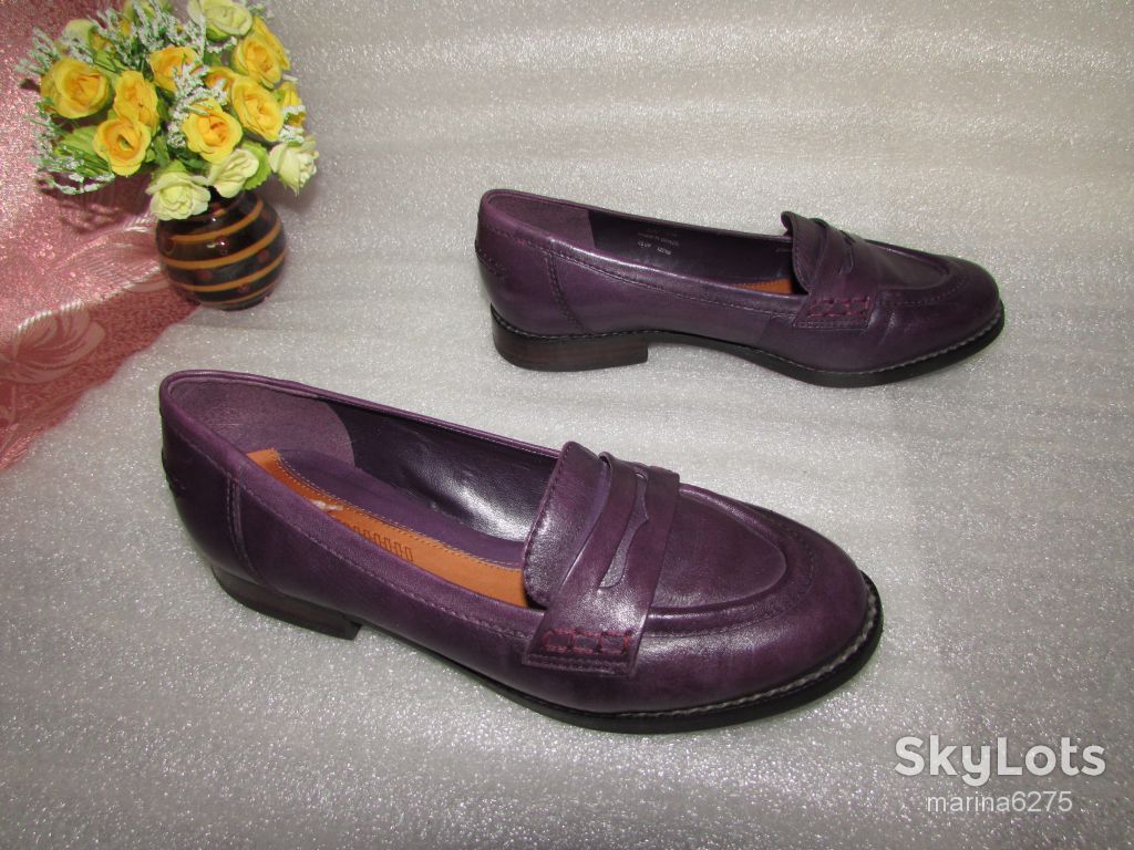 ТУФЛИ ЛОФЕРЫ полностью кожа ~CLARKS ~  р 37 - фото фото фото 1