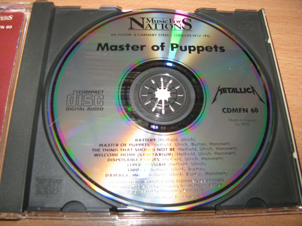 METALLICA - Master Of Puppets     (1986 Music For Nations 1st press) UK - фото фото фото 2