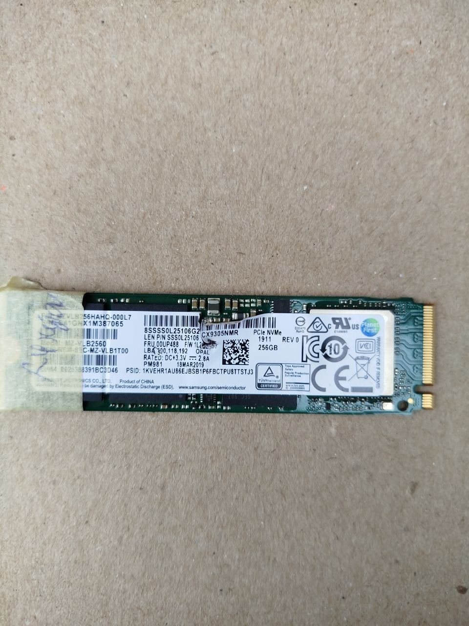 SSD M.2 Диск SAMSUNG   (256GB) Не робочий з 1грн! - фото фото фото 0