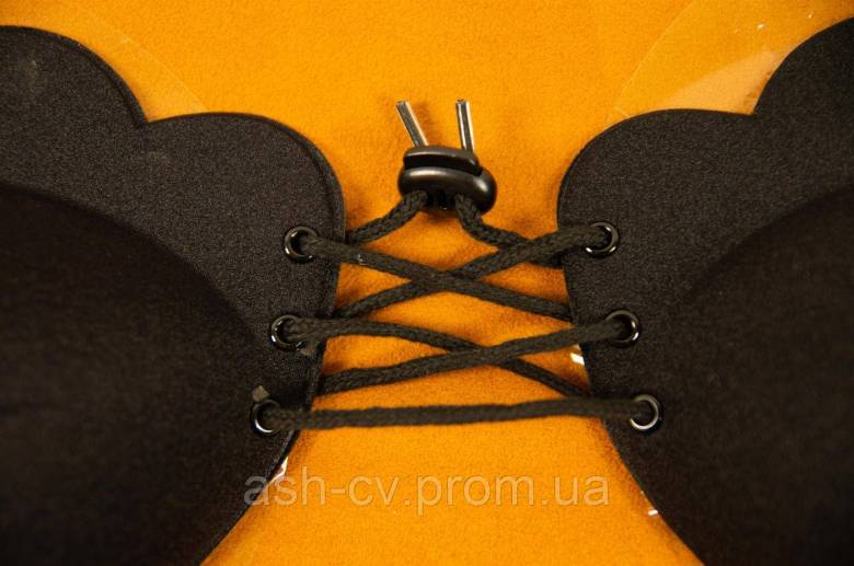 Бюстгальтер, без бретельок, BRA, Push-Up, Size B, Black - фото фото фото 1