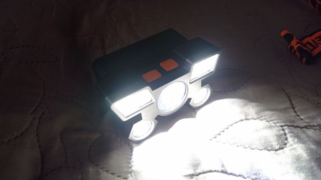 Ліхтар 5хLED на голову з вбудованим акумулятором, MicroUSB - фото фото фото 8