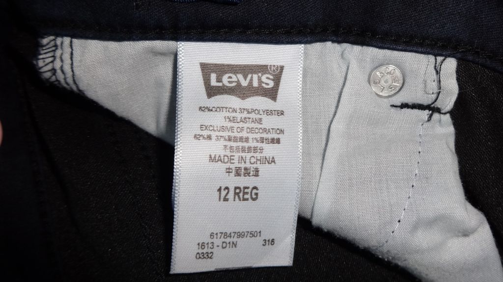 джинсы унисекс узкие  LEVIS - фото фото фото 2