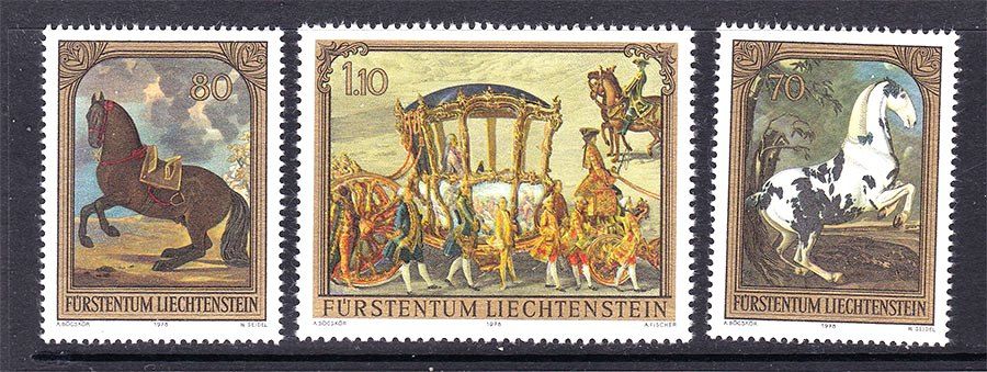 ZM Лихтенштейн  1978 г  MNH - искусство - фото фото фото 0