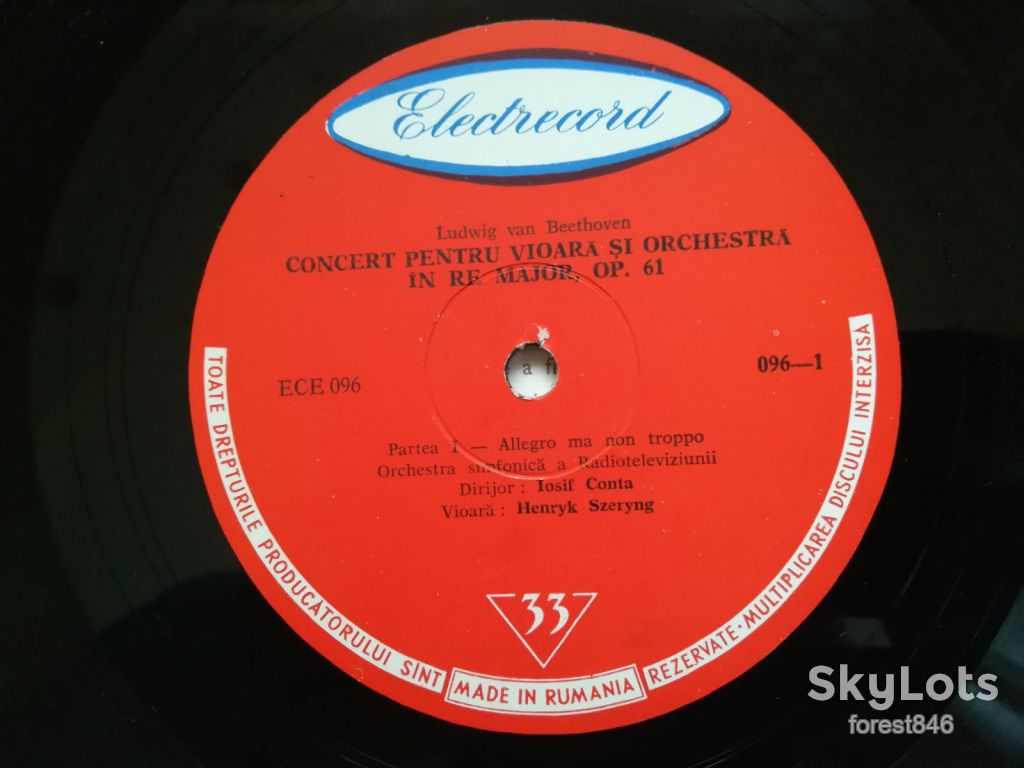 Ludwig van Beethoven-Henryk Szeryng-Ex, Румунія - фото фото фото 6